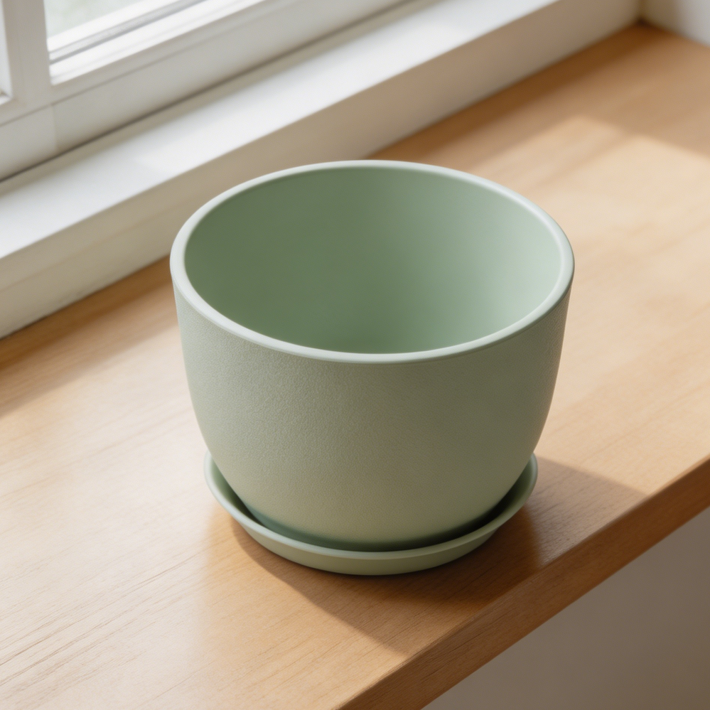Tree Stump Wood Planter Pot - Image 2
