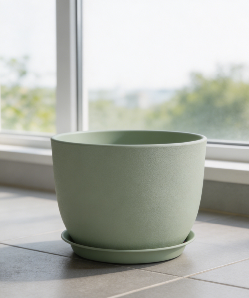 Tree Stump Wood Planter Pot