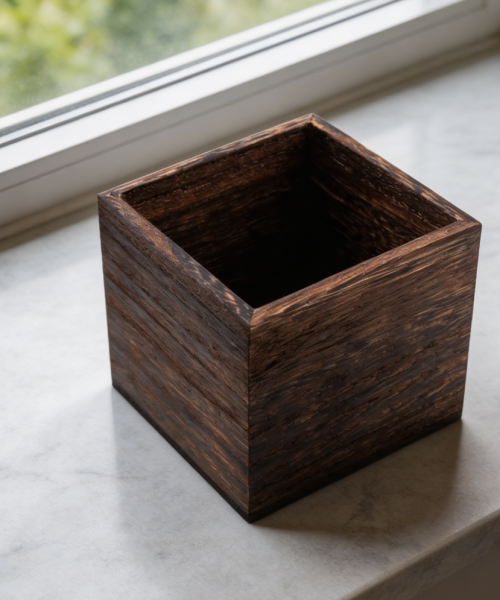 Tree Stump Wood Rustic Planter