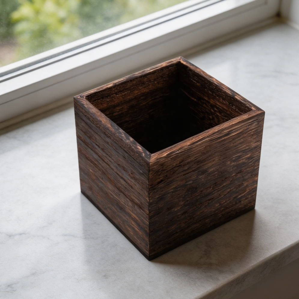 Tree Stump Wood Rustic Planter