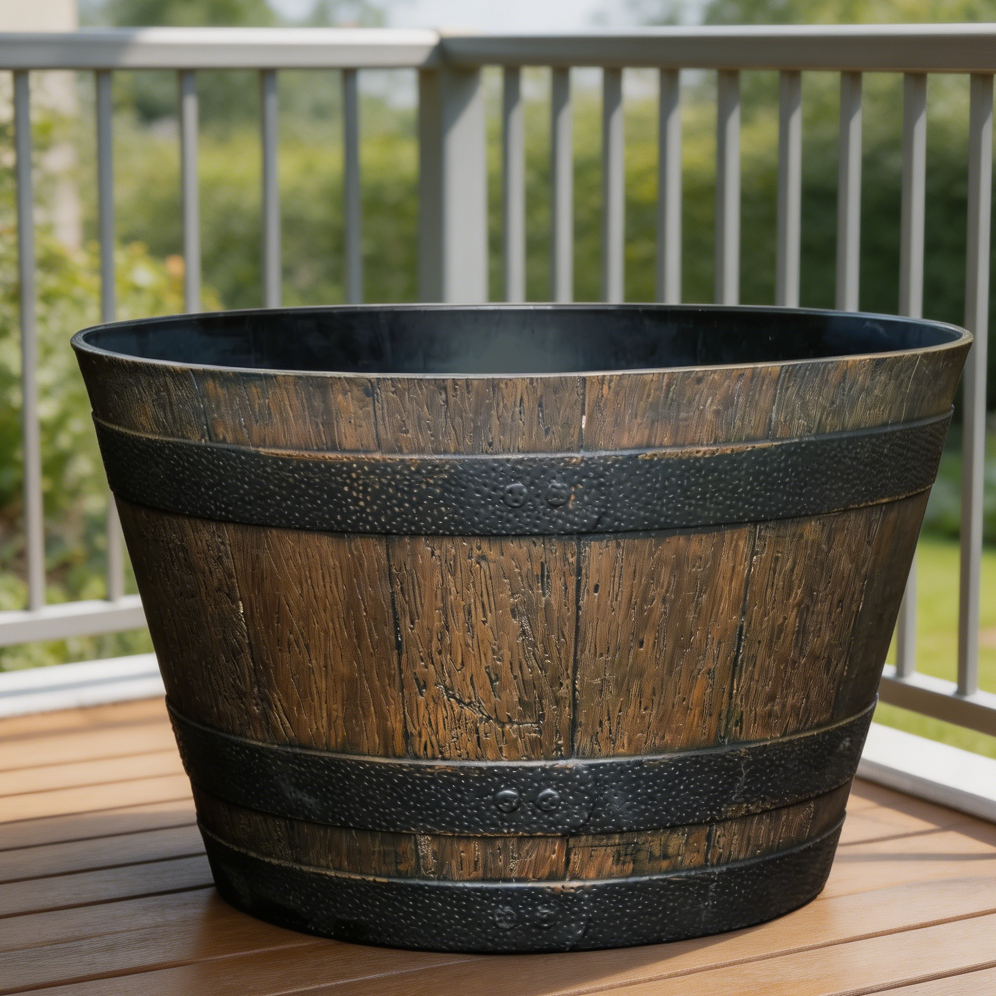 Natural Hardwood Flower Box 2-Pack - Image 2
