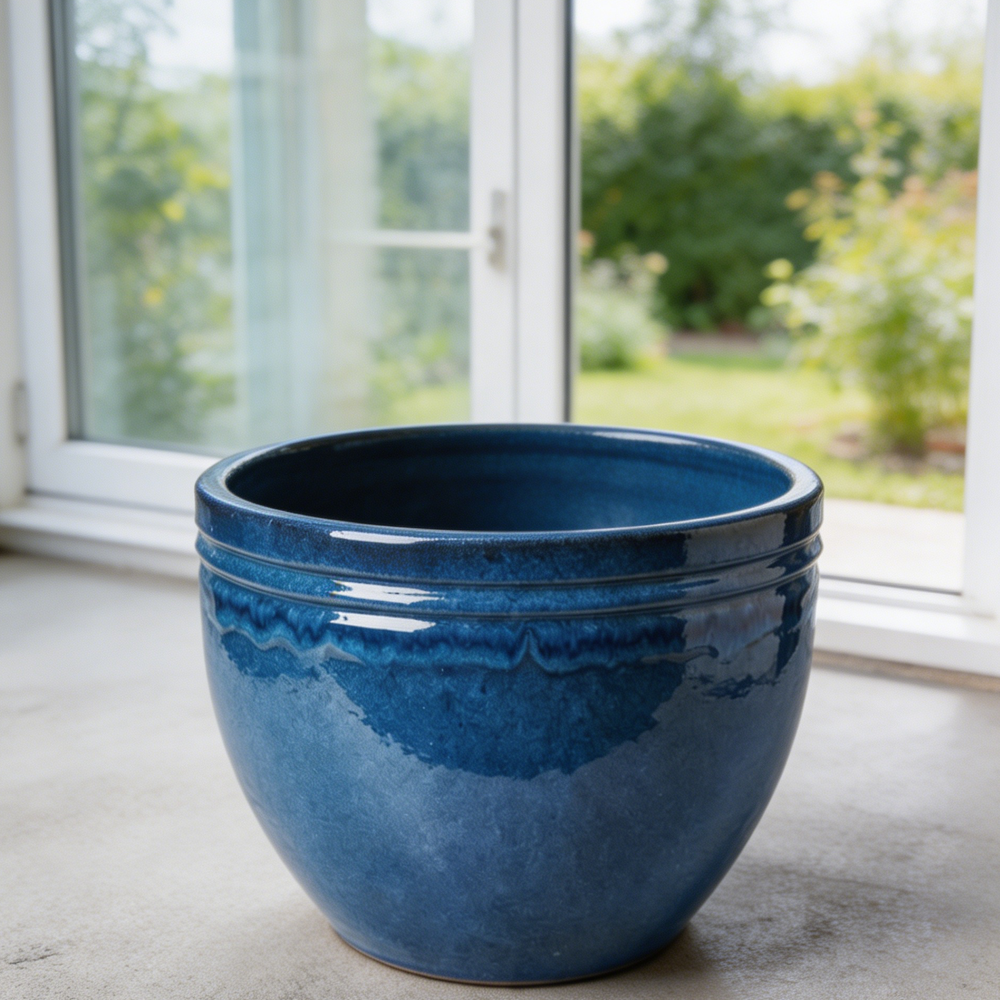 Extra Large Ceramic Planter with Drainage - Image 2