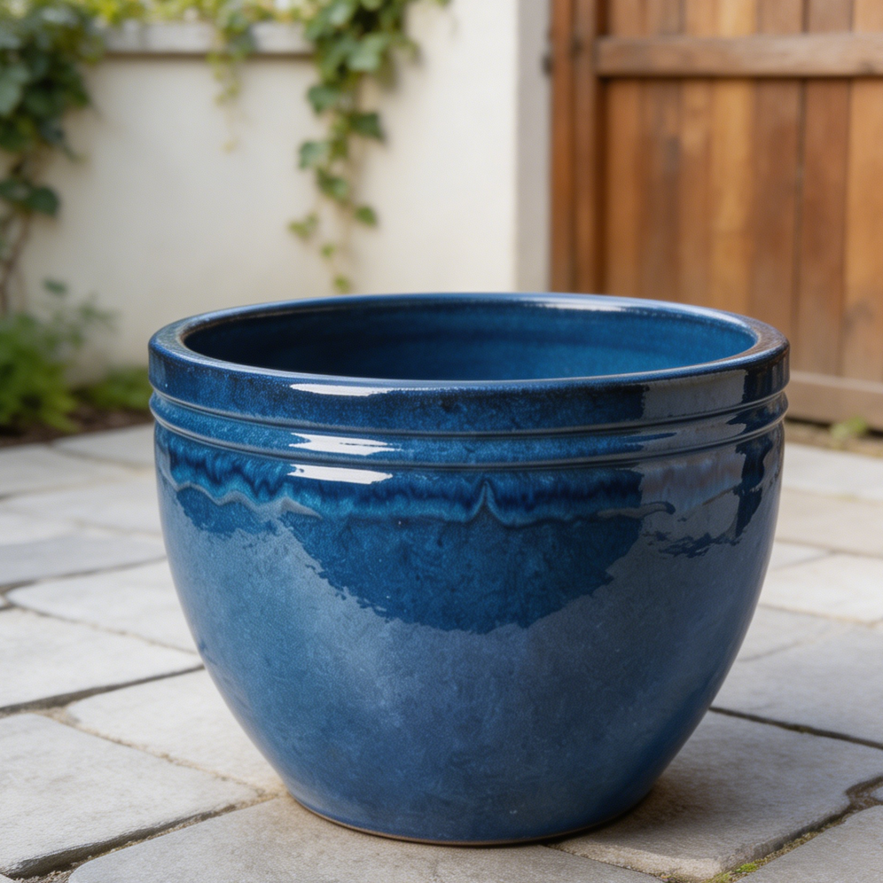 Extra Large Ceramic Planter with Drainage